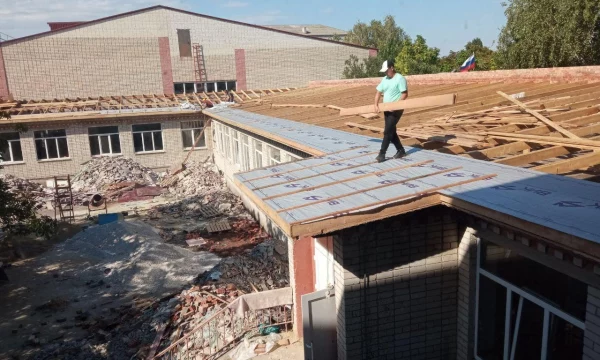 Краснодарский край ведёт реконструкцию школы № 3 в Геническе