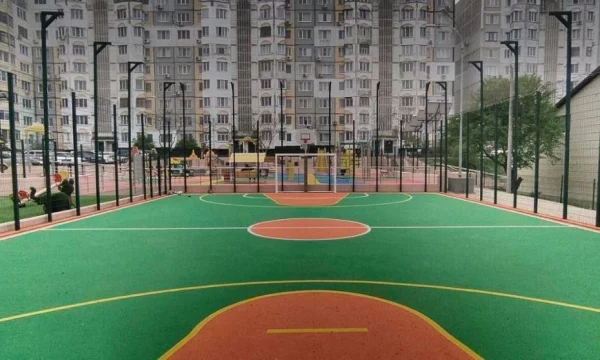 Оборудование детских и спортивных площадок в населённых пунктах Херсонской области