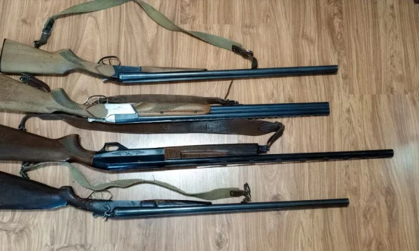 За сутки в полицию Херсонской области охотники сдали 8 ружей с патронами к ним.