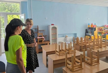 В селе Красное завершили капремонт детского сада В селе Красное завершили капремонт детского сада