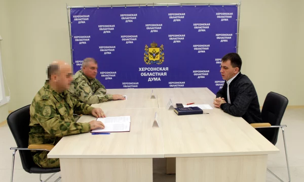 Росгвардия провела рабочую встречу с администрацией Херсонской области