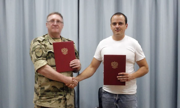 В Херсонской области сотрудники Росгвардии и АНО «Патриот» заключили соглашение о взаимодействии