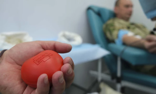 Около 25 литров крови сдали росгвардейцы в медучреждения Херсонской области