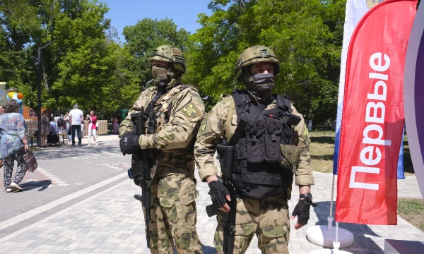 Росгвардейцы в Херсонской области приняли участие в обеспечении безопасности Дня защиты детей
