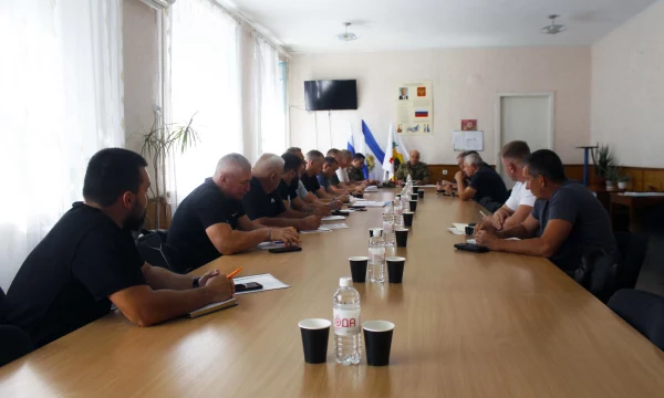 В Херсонской области росгвардейцы провели координационный совет по вопросам безопасности в образовательных учреждениях